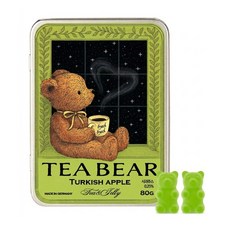 별별 티베어 터키쉬애플 TWG 곰젤리 티테디 곰 티젤리 티 틴케이스, 1개, 80g
