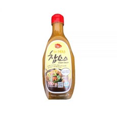 우리식품 톡쏘는 겨자참소스 고기엔 고기 파채 양파 양념 간장 절임 소스 업소