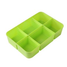 桌面手提收納盒收納學生透明分格疊加發飾首飾盒置物架儲物箱, 1個, 如图