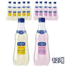 쿨앤드몰 로리나 2가지맛 핑크 / 레모네이드, 12개, 420ml