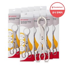 더블하트 모유실감 열탕 소독 젖병 집게 리뉴얼, 10개
