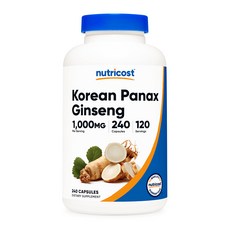뉴트리코스트 레드진생 홍삼 1000mg 240캡슐, 240정, 1개