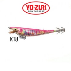 요즈리 정품 삼봉 에기 퍼플(KVPU) 스퀴드지그 에비 슷테 갑오징어 에기, KT8