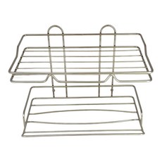 毛果森林 不鏽鋼多功能衛生紙巾架｜浴室收納 無痕安裝 台灣製造, 銀色, 1