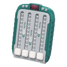 節奏遊戲機，多模式音樂遊戲，便攜式設計，高靈敏按鍵，清晰螢幕，簡單易上手, 綠