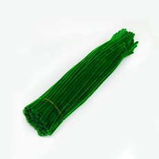 제너럴케이 모루 철사 DIY 재료, 100개, 빈티지딥그린
