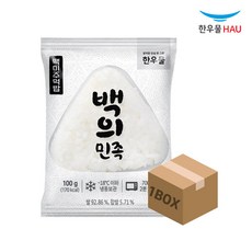 [자연맘스토리] 한우물 백미 주먹밥 100g x 40개