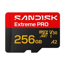 SANDISK Extreme PRO 256GB microSDXC U3 A2 V30 記憶卡, 1個