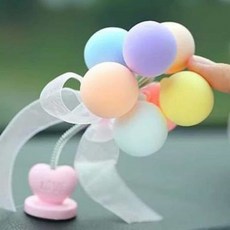 차량 장식 풍선 차량장식 차량내부꾸미기 귀여운차량용품, 1개, 상세페이지 참조