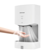 interhasa 1250W 핸드 드라이어 벽걸이식 고속 제트 온냉 전환 자동 센서 비접촉