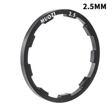자전거 스프라켓 와셔 링 스페이서 66, 1개, 2.5mm 블랙