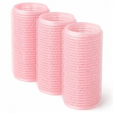 올어바웃하나 헤어롤 구르프 대형 5cm, 3개, 핑크