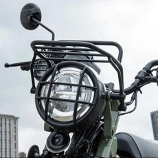 【GOLDFAUST】헌터 커브 CT125 라이트 커스텀 파트 헤드 램프 블랙(염색 검정), 한개옵션0, 한개옵션1