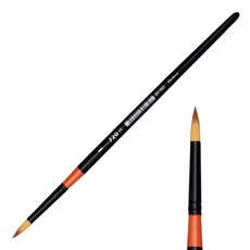 루벤스 수채화붓 720R 8호 둥근붓 환 인조모, 단품, 단품