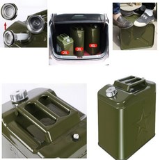 5L 자동차 수직 1. 기름통 휘발유통 철제 캠핑 오토바이 철 연료탱크 주유통 덮개 휴대용, 16. 이중 알루미늄 덮개 수직 30L