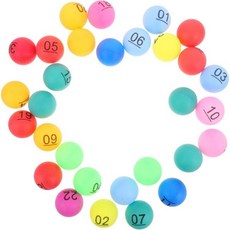 VICASKY 30개 컬러풀 복권 공 추첨 빙고 게임 파티 이벤트용 생생한 플라스틱 향상된 상품 당첨 경험
