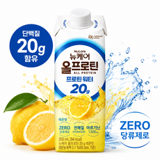 뉴케어 올프로틴 레몬맛 프로틴 워터, 350ml, 1개
