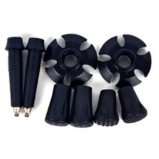 산대장이 권장하는 등산스틱 부속세트 - 스틱끝마개 둥근캡 고무발 끝촉, 5)끝마개AX4+둥근캡AX4, 1개