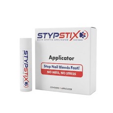 스티프스틱스 반려견 손톱 출혈 방지제 어플리케이터 퀵 지혈 도구 및 안전한 동물 관리 그루밍 보조제 (싱글), Single