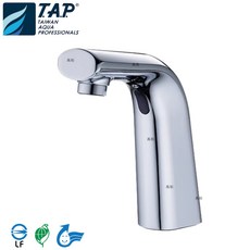 TAP 感應式水龍頭 智能檯面盆感應水龍頭 全自動冷熱感應水龍頭 商用面盆, 1個, DC