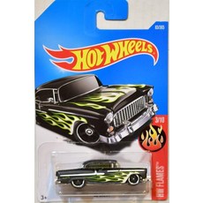Hot Wheels 핫휠 2017 HW Flames '55 쉐보레 83/365 블랙_154041, Hot Wheels 핫휠 2017 HW Flames '