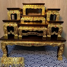 泰國佛桌 泰式佛桌 佛桌 供奉尊 供奉型 神桌 泰國神桌 泰式神桌 8件7格組 虎頭魯士 狐仙 古曼 古曼童 澤度金, 1個