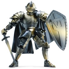 라푸유 중세기사 제왕 액션피겨 구체관절 피규어 자유롭게 움직이는 캐릭터 구체관절인형 액션피규어 중세기제왕시리즈, 1개, 구리빛, 150mm