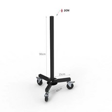 이동식 원판 정리대 경량 헬스장 보관함 플레이트 역기봉, 삼각형 2cm, 1개, 1g