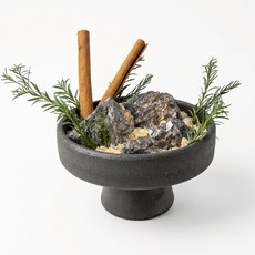 天然香薰岩石 香料組合 裝飾擺件, 黑色