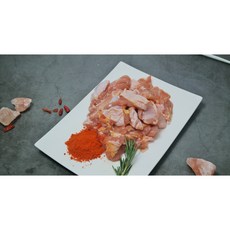 브라질 닭다리살 정육 염지2kg 절단 정육, #냉장 핫염지 토막  1kg, 1개