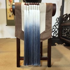 巨匠工廠古琴琴穗 古琴流蘇古琴漸變專業級琴穗 真古風 古琴配件古風, 漸變灰藍, 1個