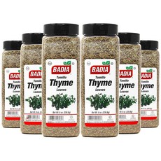 Badia 백리향 잎 6팩 전체 226.8g(8온스) 240239, 226.8g