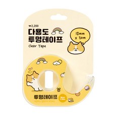 고냥 투명테이프 18mm*30m, 색상, 1개