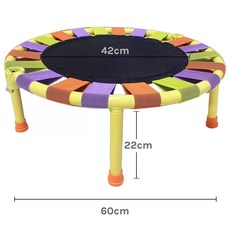 미니 트램폴린 접이식 방방이 양말, 컬러풀 대형