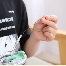 빨대 세척솔 텀블러 브러쉬 꼼꼼세척 청결 컵 병솔, 상세페이지 참조, 1개