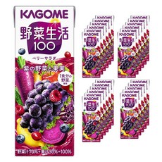 KAGOME 可果美 野菜生活100綜合蔬果汁 Berry Salad風味 24入, 200ml