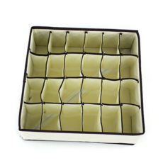 정리박스 박스 칸칸 접이식정리함 수납박스 양말수납함 옷정리함 속옷정리함 부직포정리함 24칸, 본상품