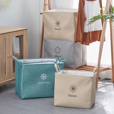 特大號棉被衣服收納箱被子收納袋家用衣物防塵收納筐加大防水防黴, 1個, 綠色,【敞口】拼接方框（30*40*30）