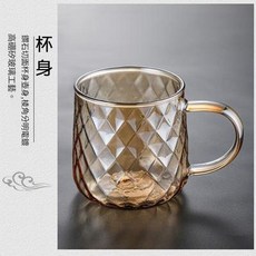 高硼矽玻璃冷水壺 大容量圓嘴設計, 藍靈杯, 1套, 1L