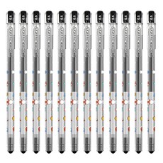 동아 미피 향기 중성펜 0.5mm 1타(12개입), 블랙(12개입)