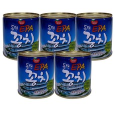 동원 꽁치 통조림 꽁치캔, 280g, 5개