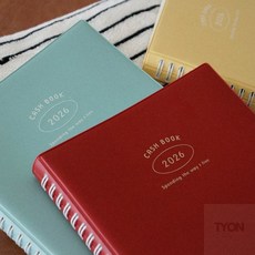 캘린더가계부 2026 생활의 온도 스프링 가계부, 밀키옐로우