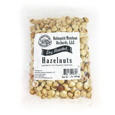 홀름퀴스트 헤이즐넛 건조 볶은 헤이즐넛 | 무염 | 1파운드 1 LB | Holmquist Hazelnuts Dry (AIR) Roasted Hazelnuts | Unsalted, 1, 1개, 453g