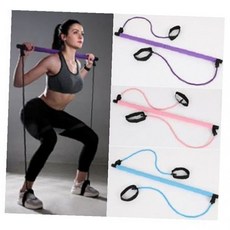 홈트레이닝 스트레칭 탄력밴드 필라테스 요가 기구 요가봉, 스카이블루, 1개