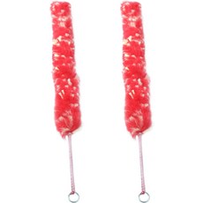 2Pc Yootones 플루트 청소 브러시 실용적인 나일론 브러시 면봉 목관 부품(빨간색)과 호환 가능