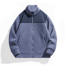 情侶款加絨加厚防風外套 - 2026新款男女款運動夾克