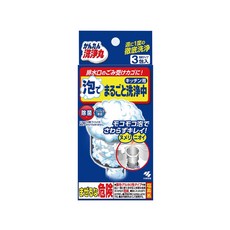 日本小林製藥 廚房流理台排水口濾網去污消臭超濃密發泡清潔粉 (30gx3包)/盒, 1個