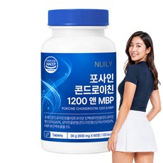 포사인 콘드로이친 1200 식약청인증 HACCP 돼지 연골 유래 a형 콘드로이친 황산염, 1박스, 60정