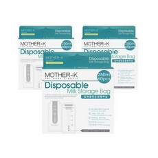 Mother K 一次性冷奶瓶塑料包裝, 60張, 3包