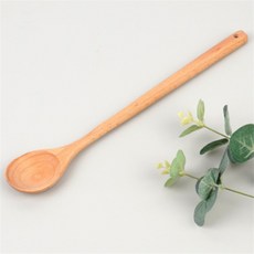 토리스상회 너도밤나무 롱스푼 33cm 카페긴스푼